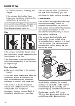 Предварительный просмотр 44 страницы Miele DA 3568 Operating And Installation Instructions