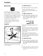 Предварительный просмотр 10 страницы Miele DA 361 Operating And Installation Manual