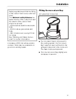 Предварительный просмотр 17 страницы Miele DA 361 Operating And Installation Manual