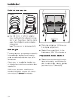 Предварительный просмотр 18 страницы Miele DA 361 Operating And Installation Manual