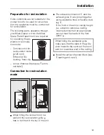 Предварительный просмотр 19 страницы Miele DA 361 Operating And Installation Manual