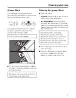 Предварительный просмотр 17 страницы Miele DA 362-110 Operating And Installation Instructions