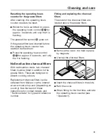 Предварительный просмотр 31 страницы Miele DA 3660 Operating Instructions Manual