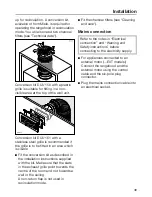 Предварительный просмотр 49 страницы Miele DA 3660 Operating Instructions Manual