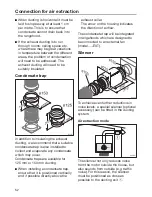 Предварительный просмотр 52 страницы Miele DA 3660 Operating Instructions Manual