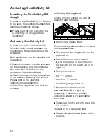 Предварительный просмотр 54 страницы Miele DA 3660 Operating Instructions Manual