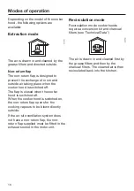 Предварительный просмотр 16 страницы Miele DA 3668 Operating And Installation Instructions