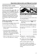 Предварительный просмотр 37 страницы Miele DA 3668 Operating And Installation Instructions