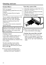 Предварительный просмотр 42 страницы Miele DA 3668 Operating And Installation Instructions