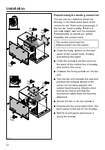 Предварительный просмотр 52 страницы Miele DA 3668 Operating And Installation Instructions