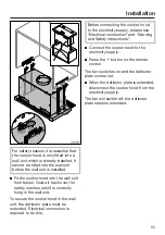 Предварительный просмотр 55 страницы Miele DA 3668 Operating And Installation Instructions