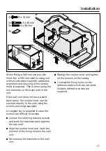 Предварительный просмотр 57 страницы Miele DA 3668 Operating And Installation Instructions