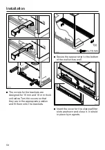 Предварительный просмотр 58 страницы Miele DA 3668 Operating And Installation Instructions