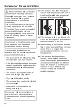 Предварительный просмотр 62 страницы Miele DA 3668 Operating And Installation Instructions