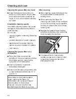 Preview for 20 page of Miele DA 390-6 Operating Instructions Manual