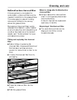 Preview for 21 page of Miele DA 390-6 Operating Instructions Manual