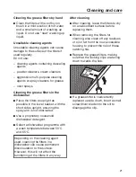 Предварительный просмотр 21 страницы Miele DA 396-6 Operating And Installation Instructions