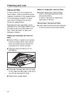 Предварительный просмотр 22 страницы Miele DA 396-6 Operating And Installation Instructions