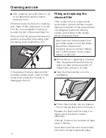 Предварительный просмотр 14 страницы Miele DA 396 Operating And Installation Instructions