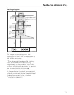 Предварительный просмотр 25 страницы Miele DA 398-5 Operating And Installation Instructions