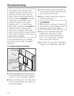 Предварительный просмотр 26 страницы Miele DA 398-5 Operating And Installation Instructions