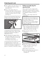 Предварительный просмотр 20 страницы Miele DA 400 Operating And Installation Instructions