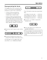 Предварительный просмотр 15 страницы Miele DA 402 Operating And Installation Instructions