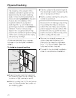 Предварительный просмотр 26 страницы Miele DA 402 Operating And Installation Instructions