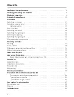 Preview for 2 page of Miele DA 406 Operating And Installation Instructions