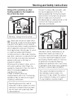 Предварительный просмотр 7 страницы Miele DA 406 Operating And Installation Instructions