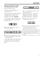 Preview for 17 page of Miele DA 406 Operating And Installation Instructions