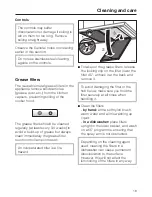 Предварительный просмотр 19 страницы Miele DA 406 Operating And Installation Instructions