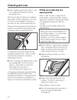 Preview for 20 page of Miele DA 406 Operating And Installation Instructions