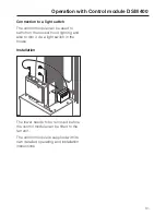 Предварительный просмотр 31 страницы Miele DA 406 Operating And Installation Instructions