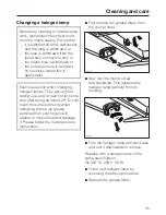 Предварительный просмотр 25 страницы Miele DA 406 Operating And Installation Manual