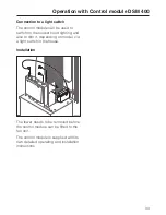 Предварительный просмотр 33 страницы Miele DA 406 Operating And Installation Manual