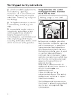 Предварительный просмотр 6 страницы Miele DA 416-4 Operating And Installation Manual