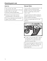 Предварительный просмотр 16 страницы Miele DA 416-4 Operating And Installation Manual