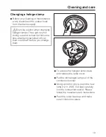 Preview for 19 page of Miele DA 416-4 Operating And Installation Manual