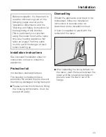 Preview for 23 page of Miele DA 416-4 Operating And Installation Manual