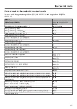 Preview for 61 page of Miele DA 4208V D Operating And Installation Instructions