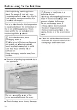 Preview for 212 page of Miele DA 420V-6 Operating Instructions Manual