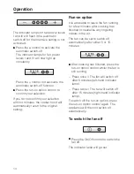 Предварительный просмотр 14 страницы Miele DA 422-4 Operating And Installation Manual