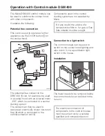Предварительный просмотр 28 страницы Miele DA 422-4 Operating And Installation Manual