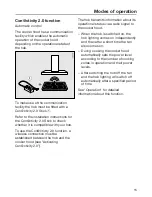 Предварительный просмотр 15 страницы Miele DA 422-6 Operating And Installation Instructions