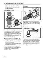 Предварительный просмотр 36 страницы Miele DA 422-6 Operating And Installation Instructions