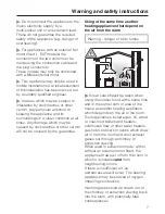 Preview for 7 page of Miele DA 428-4 Operating And Installation Instructions