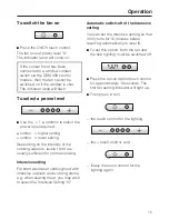 Preview for 15 page of Miele DA 428-4 Operating And Installation Instructions