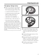 Предварительный просмотр 25 страницы Miele DA 428-4 Operating And Installation Instructions