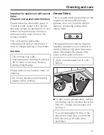 Preview for 21 page of Miele DA 428-4 Operating And Installation Manual